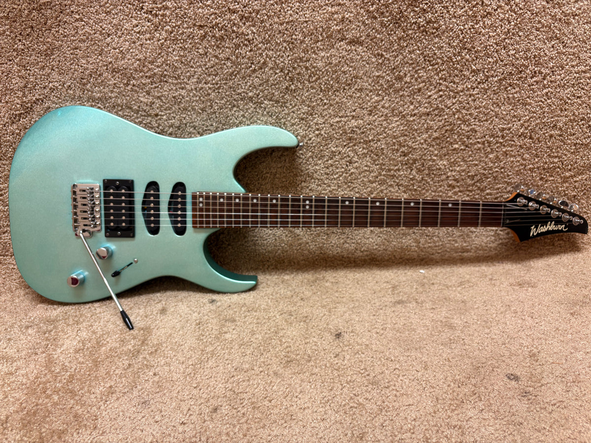Washburn Mercury HSS Metallic Green – Mountain Music