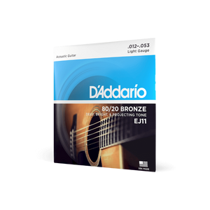 Daddario EJ11 Acoustic String Set 80/20 Light