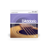 Daddario Acoustic String Set EJ26 Phosphor Custom Light