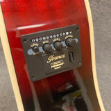 NEW Ibanez PF28ECE-TRS Acoustic Guitar - Transparent Red Sunburst