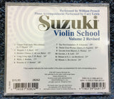 NEW Suzuki Violin School Volume 2 Revised CD
