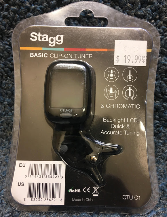 NEW Stagg CTU-C1 Clip-on Tuner