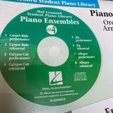 Hal Leonard Level 4 Piano Ensembles Orchestrated Arrangements Book w/ CD