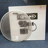 NOS Evans EQ3 Coated Clear Bass Drum Head 24"