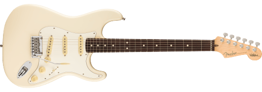 Fender Jeff Beck Stratocaster Olympic White w/ Deluxe Tweed Case