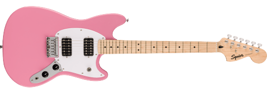 Fender Squier Sonic Mustang HH Flash Pink Electric Guitar