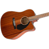 Fender CD60SCE Acoustic Electric Dreadnought All Mahogany