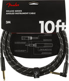 Fender Deluxe Instrument Cable Black Tweed 10'