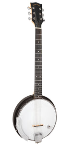 Gold Tone AC-6+ Electric Composite Resonator 6-String Banjo Banjitar W/ Bag