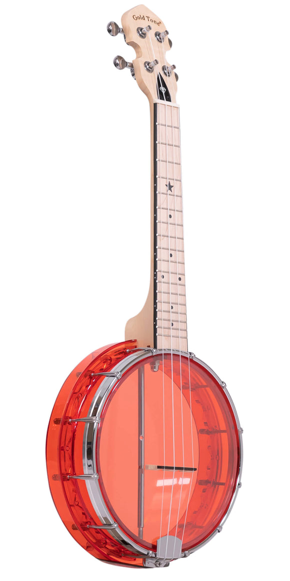 Gold Tone Little Gem Banjo Ukulele Banjolele LG-R Ruby w/ Bag