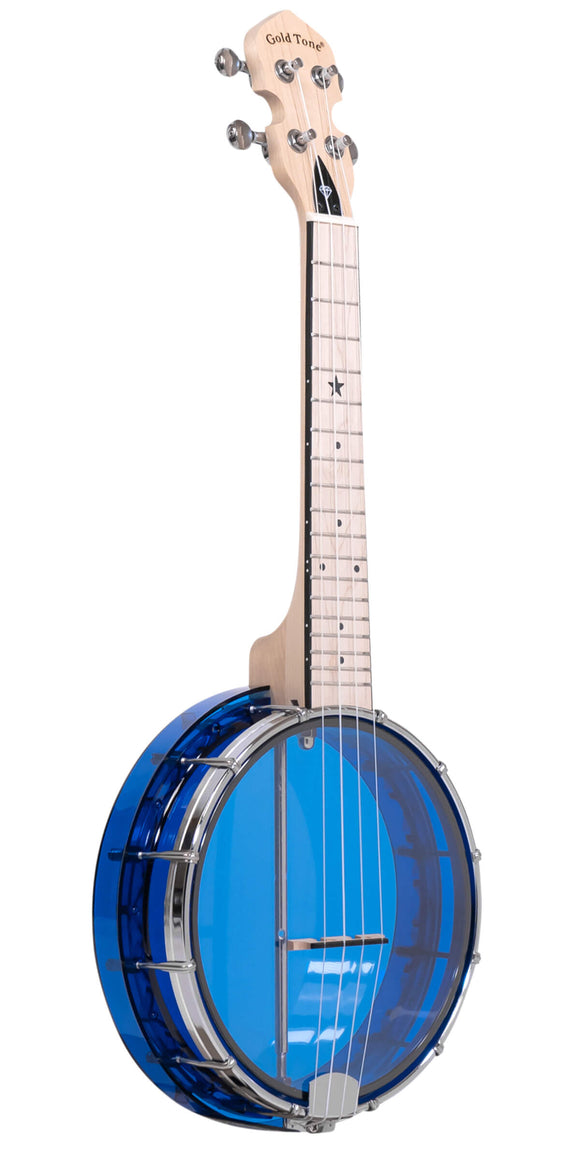 Gold Tone Little Gem Banjo Ukulele Banjolele LG-S Sapphire w/ Bag