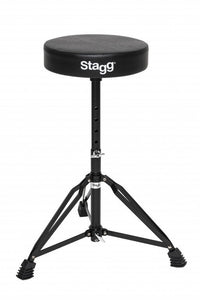 Stagg DT-32 Drum Throne Stool Black Double Braced