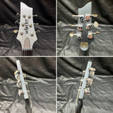 Schecter Diamond Series MGK Machine Gun Kelly Razor Blade Metallic Silver w/ HSC