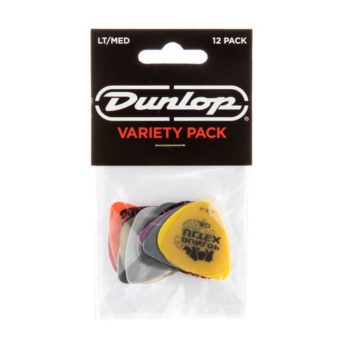 Dunlop Pick Variety Pack Lt/Med 12pk