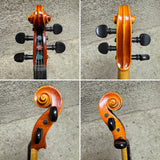 Unlabeled Violin  1/2 Size w/ Case & Bow
