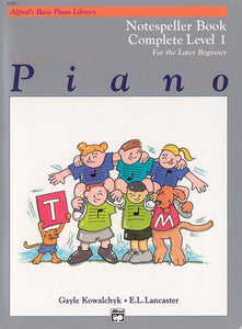 Alfred Basic Piano Library Complete Level 1 Notespeller