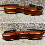 E R Pfretzschner Violin Flame Back 4/4 w/ Case & Bow