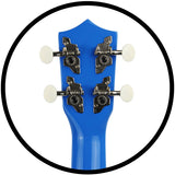 Amahi Jelly Bean Series Soprano Ukulele Blueberry w/ Bag