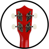 Amahi Jelly Bean Series Soprano Ukulele Red Apple w/ Bag