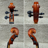 Unlabeled 1/8 Violin Flame Maple w/ Case & Bow