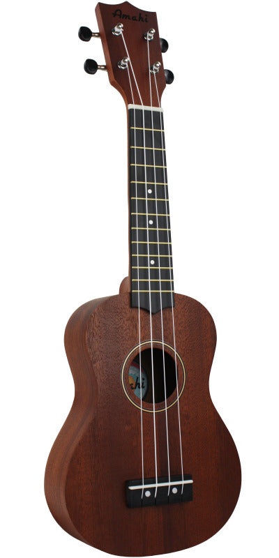 Amahi Mahogany DDUK11 Soprano Ukulele w/Bag