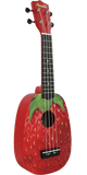 Amahi DDUK18 Ukulele Strawberry w/ Bag
