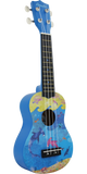 Amahi DDUK21 Ukulele Under the Sea Soprano w/ Bag