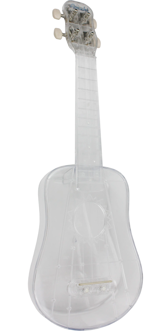 Amahi DDUK22 Clear Plastic Soprano Ukulele w/ Bag