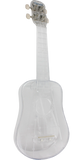 Amahi DDUK22 Clear Plastic Soprano Ukulele w/ Bag