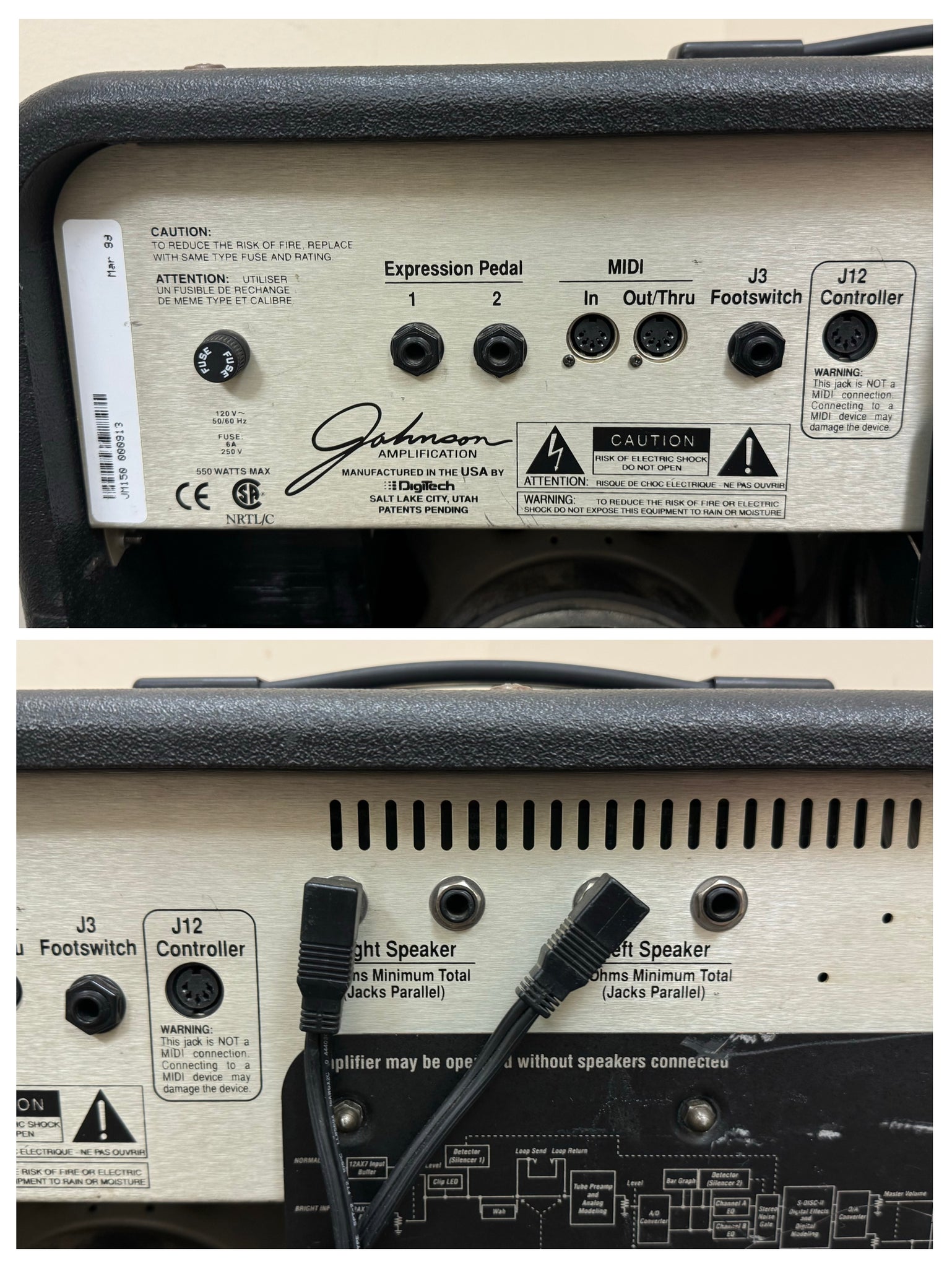 Johnson Millennium Stereo 150 w/ J8 Foot Controller – Mountain Music