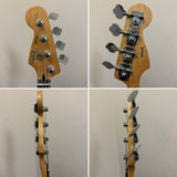 Fender Standard MIM Jazz Bass Midnight Wine Splatter-Guard 2000 Left-Handed
