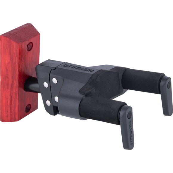 Hercules AutoGrip Guitar Wall Hanger Burgundy Red