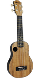 Amahi Troubadour Spalted Maple HCLF770 Ukulele w/ Bag
