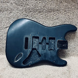 Strat Style Guitar Body HSH Black