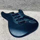 Strat Style Guitar Body HSH Black