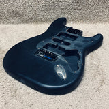 Strat Style Guitar Body HSH Black