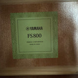 Yamaha FS800 Acoustic Guitar Natural Concert