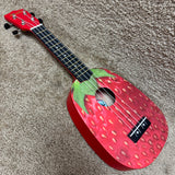 Amahi DDUK18 Ukulele Strawberry w/ Bag