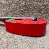 Amahi DDUK18 Ukulele Strawberry w/ Bag