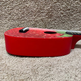 Amahi DDUK18 Ukulele Strawberry w/ Bag