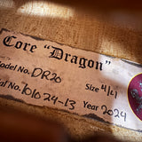 Core DR20 Flame Maple Dragon 4/4 Violin Outfit
