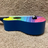 Amahi DDUK10 Rainbow Wavy Soprano Ukulele w/ Bag