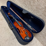 Unlabeled Vine Inlay Violin Outfit 4/4