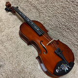 Unlabeled Vine Inlay Violin Outfit 4/4