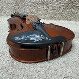 Unlabeled Vine Inlay Violin Outfit 4/4