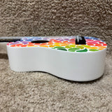 Amahi DDUK3 Rainbow Flower Ukulele w/ Bag