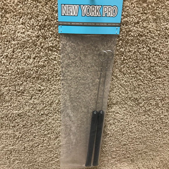 New York Pro Chrome Brushes Pair