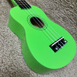 Amahi Jelly Bean Series Soprano Ukulele Sour Apple Green w/ Bag