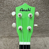 Amahi Jelly Bean Series Soprano Ukulele Sour Apple Green w/ Bag