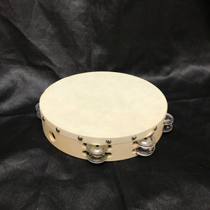 LC Tambourine Wood Double Row 10"